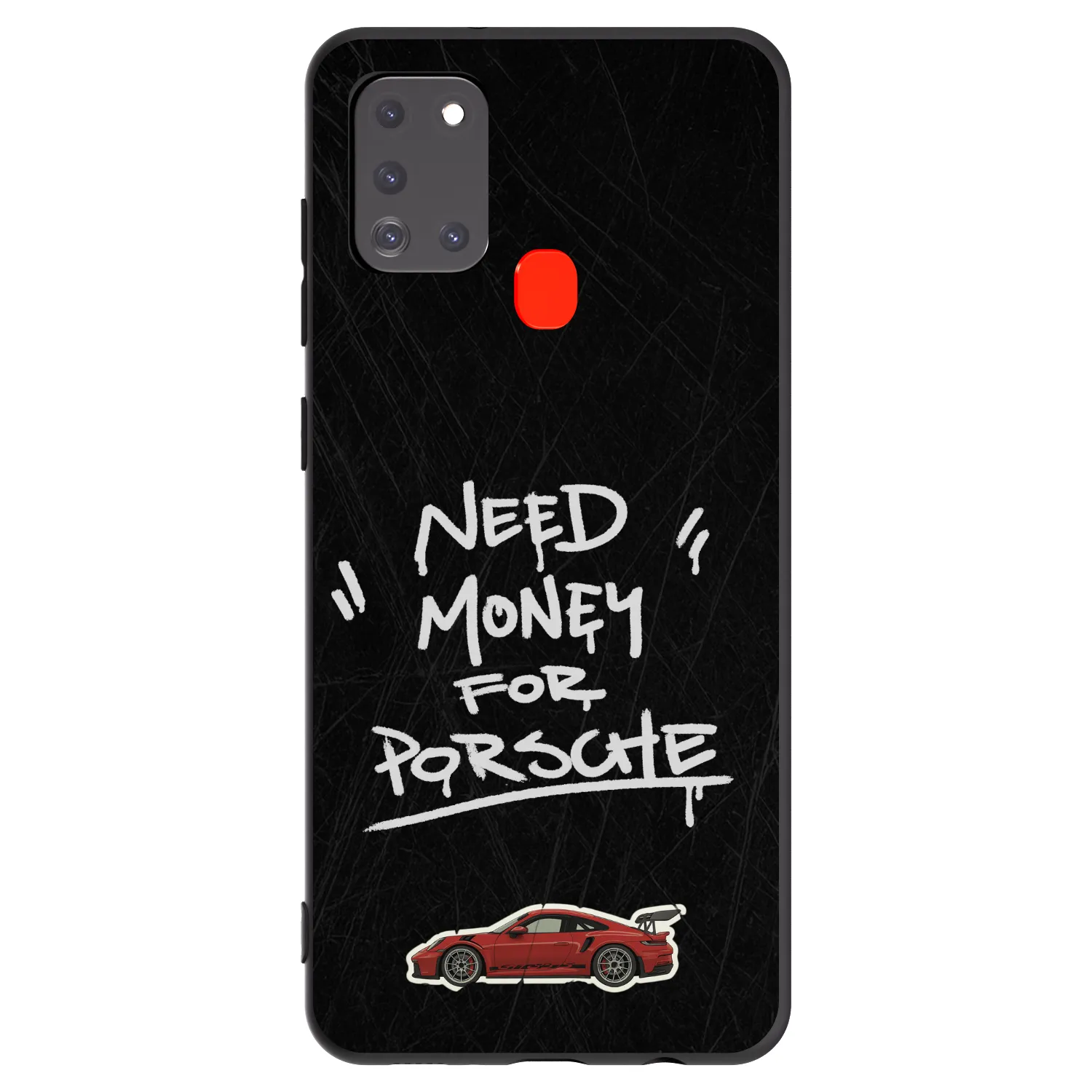 Picasee fekete szilikon tok az alábbi mobiltelefonokra Samsung Galaxy A21s - Dark Racer