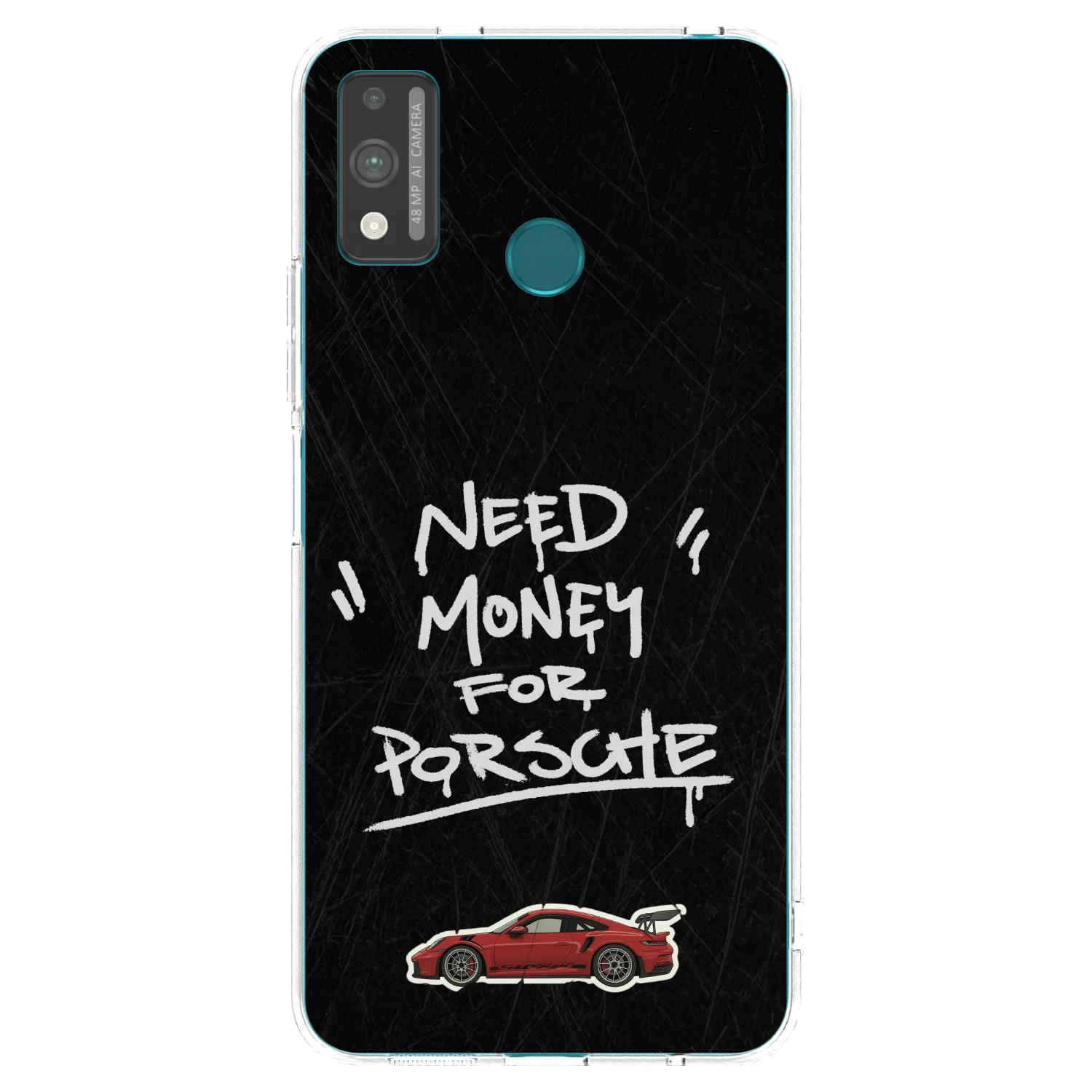 Picasee átlátszó szilikon tok az alábbi mobiltelefonokra Honor 9X Lite - Dark Racer