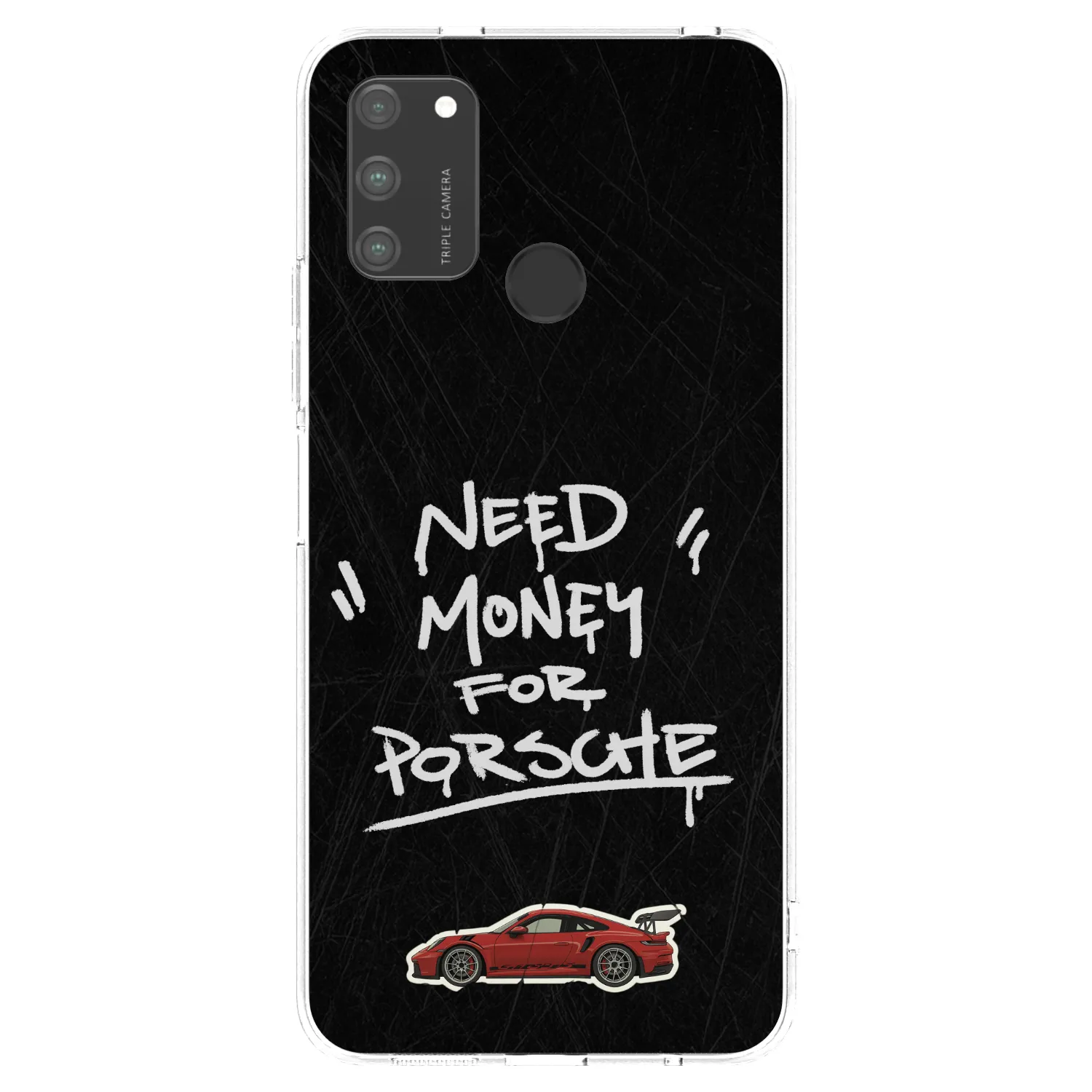 Picasee átlátszó szilikon tok az alábbi mobiltelefonokra Honor 9A - Dark Racer