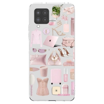 Picasee átlátszó szilikon tok az alábbi mobiltelefonokra Samsung Galaxy A42 A426B - Glam Babe