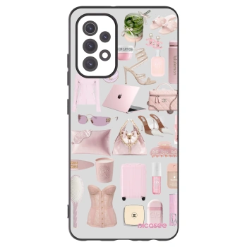 Picasee fekete szilikon tok az alábbi mobiltelefonokra Samsung Galaxy A32 5G A326B - Glam Babe