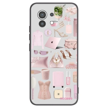 Picasee fekete szilikon tok az alábbi mobiltelefonokra Xiaomi Mi 11 - Glam Babe