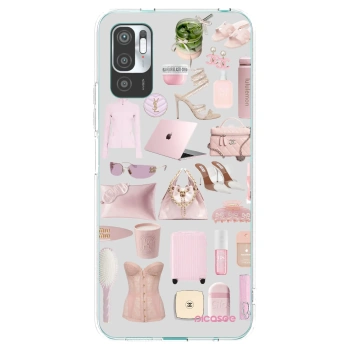 Picasee átlátszó szilikon tok az alábbi mobiltelefonokra Xiaomi Redmi Note 10 5G - Glam Babe