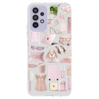 Picasee átlátszó szilikon tok az alábbi mobiltelefonokra Samsung Galaxy A32 4G SM-A325F - Glam Babe