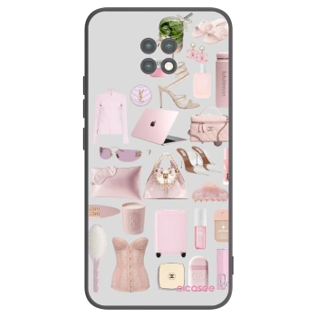 Picasee fekete szilikon tok az alábbi mobiltelefonokra Xiaomi Redmi Note 9T - Glam Babe