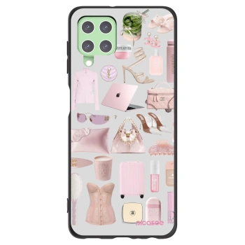 Picasee fekete szilikon tok az alábbi mobiltelefonokra Samsung Galaxy A22 A225F 4G - Glam Babe