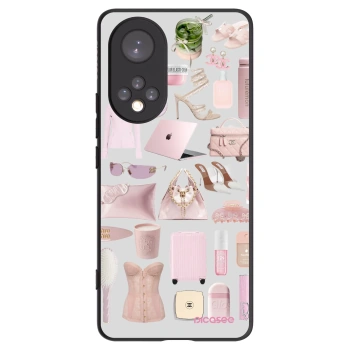 Picasee fekete szilikon tok az alábbi mobiltelefonokra Honor 50 5G - Glam Babe