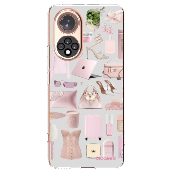 Picasee átlátszó szilikon tok az alábbi mobiltelefonokra Huawei Nova 9 - Glam Babe