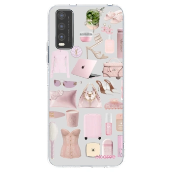 Picasee átlátszó szilikon tok az alábbi mobiltelefonokra Vivo Y20s - Glam Babe
