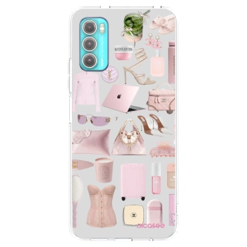 Picasee átlátszó szilikon tok az alábbi mobiltelefonokra Motorola Moto G60 - Glam Babe