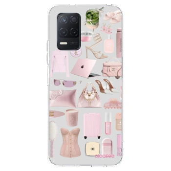 Picasee átlátszó szilikon tok az alábbi mobiltelefonokra Realme 8 5G - Glam Babe