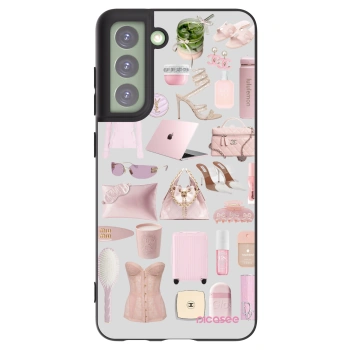 Picasee fekete szilikon tok az alábbi mobiltelefonokra Samsung Galaxy S21 FE 5G - Glam Babe