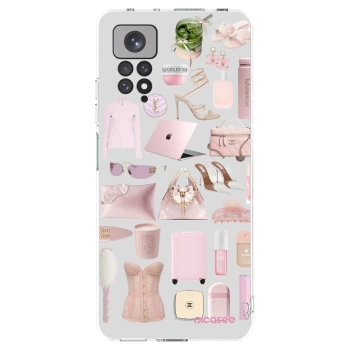 Picasee átlátszó szilikon tok az alábbi mobiltelefonokra Xiaomi Redmi Note 11S 4G - Glam Babe