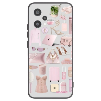 Picasee fekete szilikon tok az alábbi mobiltelefonokra Realme 9 Pro 5G - Glam Babe