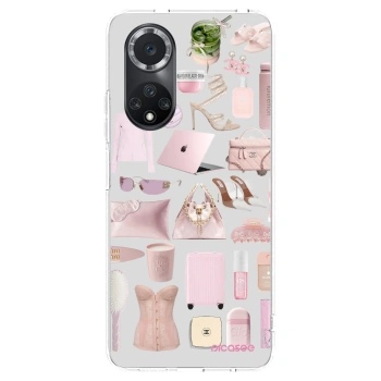 Picasee átlátszó szilikon tok az alábbi mobiltelefonokra Huawei Nova 9 SE - Glam Babe