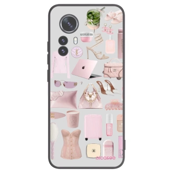 Picasee fekete szilikon tok az alábbi mobiltelefonokra Xiaomi 12 Pro - Glam Babe