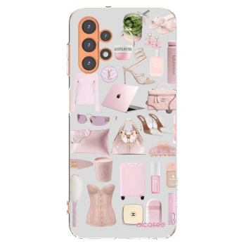 Picasee átlátszó szilikon tok az alábbi mobiltelefonokra Samsung Galaxy A13 4G A135 - Glam Babe