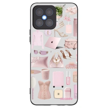Picasee fekete szilikon tok az alábbi mobiltelefonokra Honor X8 4G - Glam Babe
