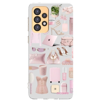 Picasee átlátszó szilikon tok az alábbi mobiltelefonokra Samsung Galaxy A33 5G A336 - Glam Babe