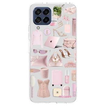 Picasee átlátszó szilikon tok az alábbi mobiltelefonokra Samsung Galaxy M53 5G - Glam Babe