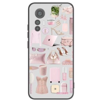 Picasee fekete szilikon tok az alábbi mobiltelefonokra Xiaomi 12 Lite - Glam Babe