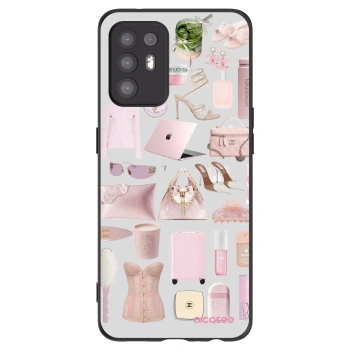 Picasee fekete szilikon tok az alábbi mobiltelefonokra OPPO A94 5G - Glam Babe