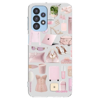 Picasee átlátszó szilikon tok az alábbi mobiltelefonokra Samsung Galaxy A23 A235F 4G - Glam Babe
