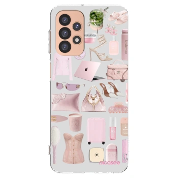 Picasee átlátszó szilikon tok az alábbi mobiltelefonokra Samsung Galaxy A23 A236B 5G - Glam Babe