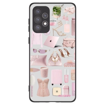 Picasee fekete szilikon tok az alábbi mobiltelefonokra Samsung Galaxy A73 5G - Glam Babe
