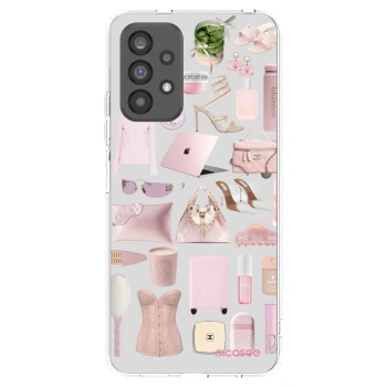 Picasee átlátszó szilikon tok az alábbi mobiltelefonokra Samsung Galaxy A73 5G - Glam Babe