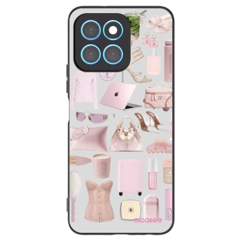 Picasee fekete szilikon tok az alábbi mobiltelefonokra Honor X8 5G - Glam Babe