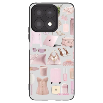 Picasee fekete szilikon tok az alábbi mobiltelefonokra Honor X8a - Glam Babe
