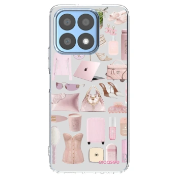 Picasee átlátszó szilikon tok az alábbi mobiltelefonokra Honor X8a - Glam Babe
