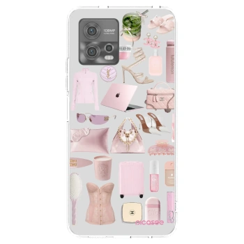 Picasee átlátszó szilikon tok az alábbi mobiltelefonokra Motorola Moto G72 - Glam Babe