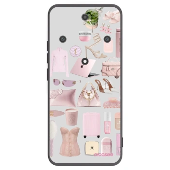 Picasee fekete szilikon tok az alábbi mobiltelefonokra Honor Magic5 Lite 5G - Glam Babe