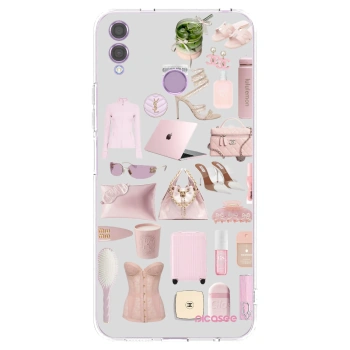 Picasee átlátszó szilikon tok az alábbi mobiltelefonokra Honor 8X - Glam Babe