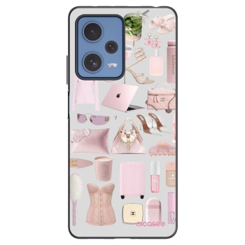 Picasee fekete szilikon tok az alábbi mobiltelefonokra Xiaomi Redmi Note 12 Pro 5G - Glam Babe