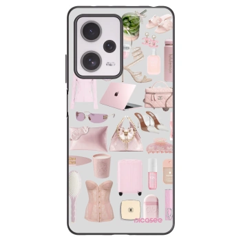 Picasee fekete szilikon tok az alábbi mobiltelefonokra Xiaomi Redmi Note 12 Pro+ 5G - Glam Babe