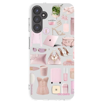 Picasee átlátszó szilikon tok az alábbi mobiltelefonokra Samsung Galaxy A14 4G A145R - Glam Babe