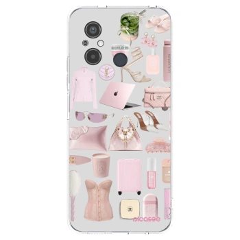 Picasee átlátszó szilikon tok az alábbi mobiltelefonokra Xiaomi Redmi 12C - Glam Babe