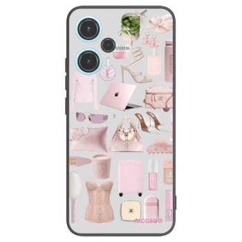 Picasee fekete szilikon tok az alábbi mobiltelefonokra Xiaomi Poco F5 - Glam Babe