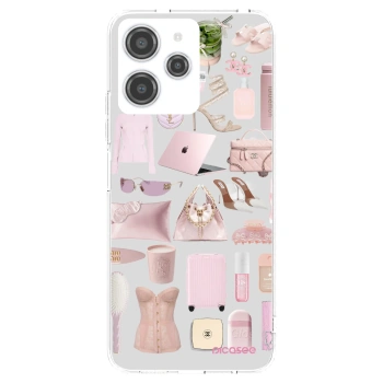 Picasee átlátszó szilikon tok az alábbi mobiltelefonokra Xiaomi Redmi 12 4G - Glam Babe