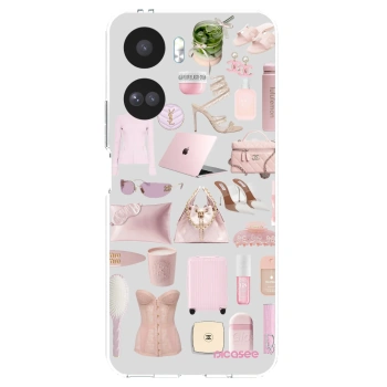 Picasee átlátszó szilikon tok az alábbi mobiltelefonokra Honor 90 Lite 5G - Glam Babe