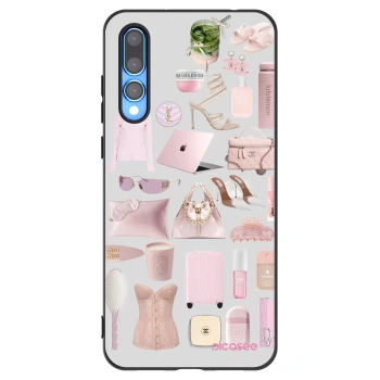Picasee fekete szilikon tok az alábbi mobiltelefonokra Huawei P20 Pro - Glam Babe