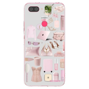 Picasee átlátszó szilikon tok az alábbi mobiltelefonokra Xiaomi Mi 8 Lite - Glam Babe