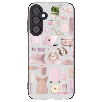 Picasee fekete szilikon tok az alábbi mobiltelefonokra Samsung Galaxy A25 A256B 5G - Glam Babe