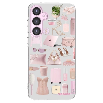 Picasee átlátszó szilikon tok az alábbi mobiltelefonokra Samsung Galaxy A55 5G A556B - Glam Babe