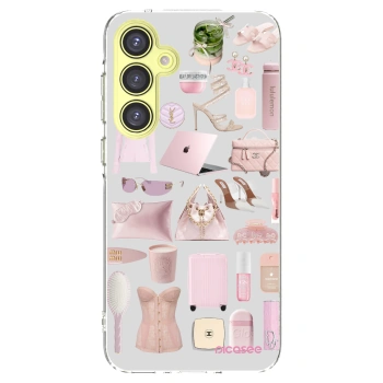 Picasee átlátszó szilikon tok az alábbi mobiltelefonokra Samsung Galaxy A35 5G A356B - Glam Babe