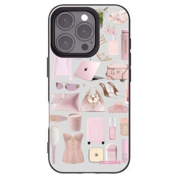 Picasee fekete szilikon tok az alábbi mobiltelefonokra Apple iPhone 16 Pro - Glam Babe