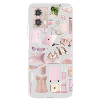 Picasee átlátszó szilikon tok az alábbi mobiltelefonokra Motorola Moto G53 5G - Glam Babe